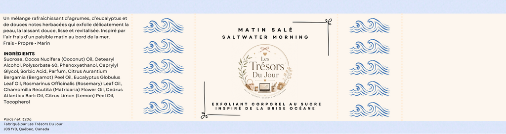 Matin Salé | Saltwater Morning Scrub