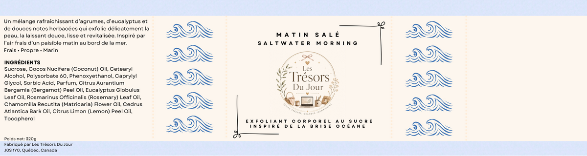 Matin Salé | Saltwater Morning Scrub