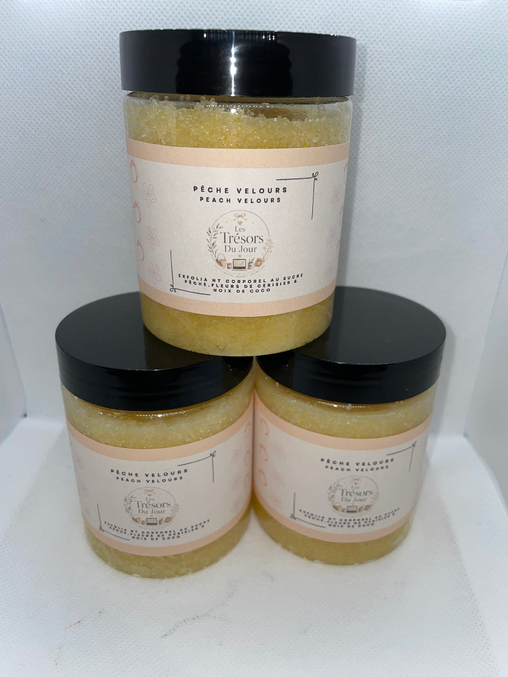 Pêche Velours | Peach Velours body scrub