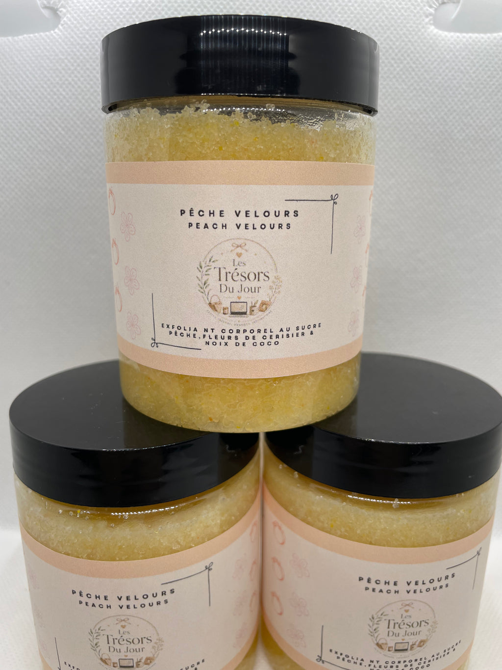 Pêche Velours | Peach Velours body scrub