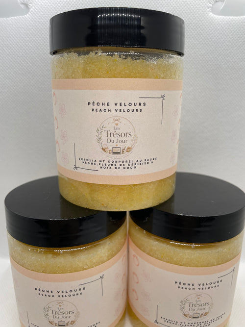 Pêche Velours | Peach Velours body scrub